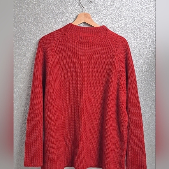 Venezia Vitale Red Full Zip Sweater   Size L - Picture 8 of 8